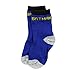 Batman Toddler 6 pack Crew Socks (3T/4T, Batman Pow!)