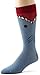 K. Bell Socks Men's Shark Sock, Slate Blue, 10-13