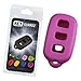 KeyGuardz Purple Rubber Keyless Entry Remote Key Fob Skin Cover Protector
