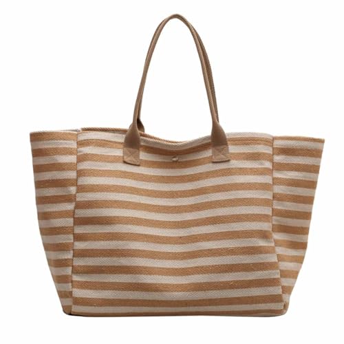 UICIOP Ladies' large capacity canvas bag, canvas handbag, casual handbag, large capacity tote bag