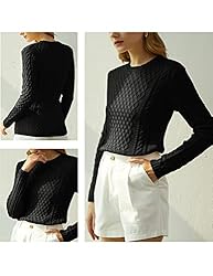 v28 Women Crew Neck Knit Stretchable Elasticity