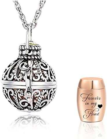 Vintage Hollow Flower Urn Necklace for 