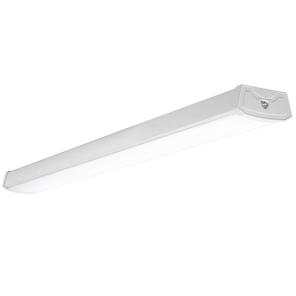 Photo 1 of Sunco 4FT LED Shop Light Wraparound Light Fixture, Garage Ceiling Lights, Linkable, 3500 LM, 40W=300W, 5000K Daylight, Hardwired, Surface Mount, Workshop Utility Light ETL