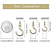 LANSEYQO Mini Ceiling Screw Hooks, 50 Pcs (1/2 inch) Hanging Cup Hooks Brass Plated Screw-in Hooks for Hanging Plants Mug Arts Decorations, Gold