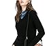 Joyci Unisex NEW Hot Pure Cotton Denim Half Shirt Fake False Collar Detachable (Dark Blue)OS