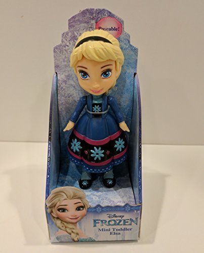 Disney princess poseable kid elsa mini toddler frozen d…