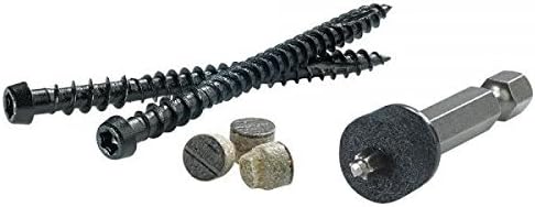 Cortex Plug and Screw Kit for Azek Traditional Trim 2 Screws for 50 Lineal Feet With Smooth White Finish by FastenMaster