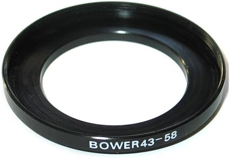 Bower Step-Up Adapter Ring 43mm Lens to 58mm Filter Size 43-58 mm