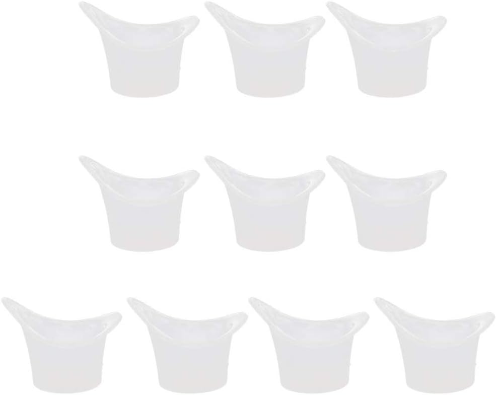 10 Pcs 5ml Medical Eye wash Cup Set Silicone Eyewash Cup Soft Eye Washing Cup Eyewash Cup