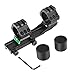 Gogoku Rifle Scope Mount Rings One Piece Adjustable 1 inch 30mm with Scope Bubble Level Cantilever for 20mm Rail Dual Ring