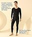Men’s Invisible Thermal Underwear Fleece Thermals Base Layer Long John Setthumb 3