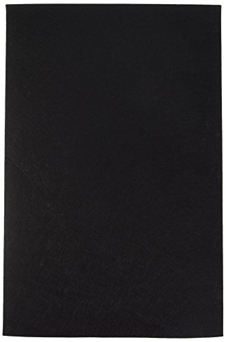 Darice flt-0332 stiff felt sheet, 12 by 18", black