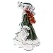 MagiDeal 40cm Excellent Workmanship Doll DIY Accessory Vintage Porcelain Lady Dolls with Display Stand