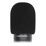 YOUSHARES Foam Mic Windscreen - Large Size Microphone Cover for Audio Technica AT2020 and Other Large Microphones, As a Pop Filter (Black)