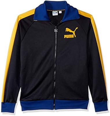 puma t7 vintage track jacket in yellow