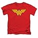 Popfunk Juvenile Wonder Woman Logo T Shirt (4T) Red