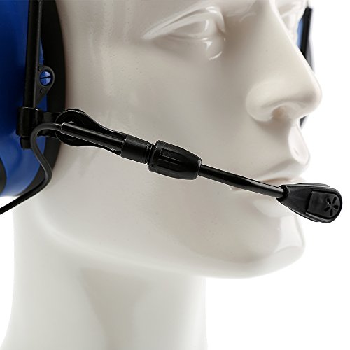 PROTEAR Bluetooth Hearing Protection Headphones with AM/FM Digital Radio and Boom Microphone,NRR 25dB Electronic Noise Reduction Safety Ear Muffs for Working Mowing Construction