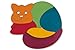 Hape George Luck Rainbow Cat Wood Puzzle (7 Piece)