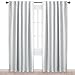 NICETOWN Living Room Darkening Curtain Drapes - (Cloud Grey) W52 x L84, Set of 2, Room Darkening Window Treatment Drapery Panels