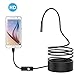 Bamshoot USB Borescope Endoscope for Android (New Upgraded) Endoscope Inspection Camera 2.0 Megapixels CMOS HD Waterproof IP67 Snake Camera with USB Adpater and 6 Adjustable Led Light - 16.5FT