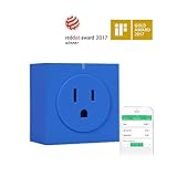 Orvibo Wifi Smart Plug, Control Your Devices from Everywhere, No Hub Required, Wireless Switch with APP, Works with Amazon Alexa for Household Appliances - Blue