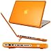 iPearl mCover Hard Shell Case with Free Keyboard Cover for Model A1278 13-inch Regular Display Aluminum Unibody MacBook Pro - Orange