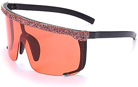 Amazon Co Jp ゴーグルグリッターサングラス女性ワンピースダイヤモンドサングラス特大ラインストーンサングラス男性眼鏡ラグジュアリーブランド Color F ホーム キッチン