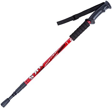 GLASEA® Antishock With Handle Trekking Walking Hiking Stick Pole