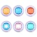 Color Close-Up Lens Color Filter for Fujifilm Mini 8/8+/ 9/ 7S/ KT Instant Film Cameras, 6 Pieces