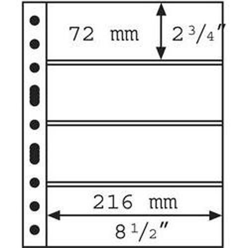 Lighthouse GRANDE 4C Stamp Stock Pages- 5 Pages