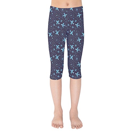 PattyCandy Galaxy Celestial and Night Sky Pattern Unisex Little & Big Kids Long Stretch Leggings,Size:2-16