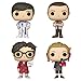 Funko TV: Pop! Big Bang Theory Series 2 Collectors Set 1 - Howard, Sheldon, Leonard, Penny