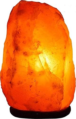 AMBAR 1.5-2 kg Natural Himalayan Salt Lamp | UK CE Certified Comes with Cable&Bulb