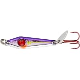 Northland Tackle Tungsten Slim Spoon, Fast-Sinking Thin Profile Ice Fishing Lure for Walleye, Crappie, &amp; More, 12 Colors, ⅛ Oz, &frac14; Oz, ⅜ Oz Lure Sizes