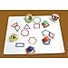 READY 2 LEARN Giant Stampers - Geometric Shapes - Outlines - Set of 10 - Easy to Hold Foam Stamps for Kids - Arts and Crafts Stamps for Displays, Posters, Signs and DIY Projects