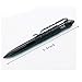 Tactical Pen Black Aluminium Body Self Defense Weapons, Tactical Head Pen Car Window Breaker, Emergency Survival Tactical Pens with 1 Ink Refill