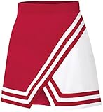 Womens Double-Knit Panel A-Line Cheerleading Uniform Skirt