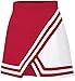 chassé Youth Girls' Double-Knit Panel A-Line Cheerleading Uniform Skirt