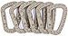 LeBeila Tactical Carabiner Keychain Hard Polymer Carabiners Climbing D Rings Light Weight Spring Snap Gear Clip Utility Hooks Backpack Hanging Buckle For Camping Hiking Fishing (Khaki, 6PCS)