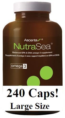 Nutra Sea Fish Oil (240 Capsules) (Fish Body oil for Omega 3s) NutraSea Herring oil by Ascenta Brand: Ascenta Health Nutra Sea Fish Oil (240 Capsules) (Fish Body oil for Omega 3s) NutraSea Herring oil by Ascenta Brand: Ascenta Health
