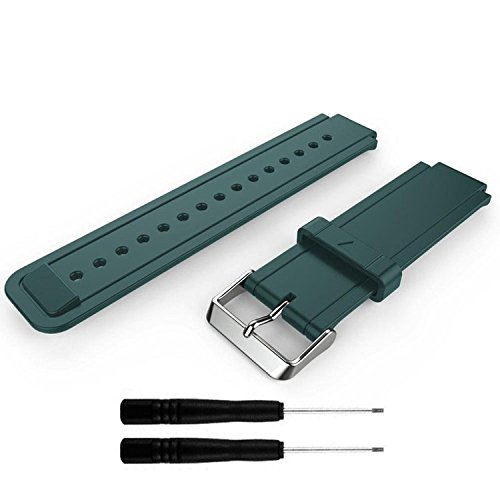QGHXO Band for Garmin Vivoactive, Soft Silicone Replacement Watch Band for Garmin Vivoactive/Vivoactive Acetate (No Tracker, Replacement Bands Only)