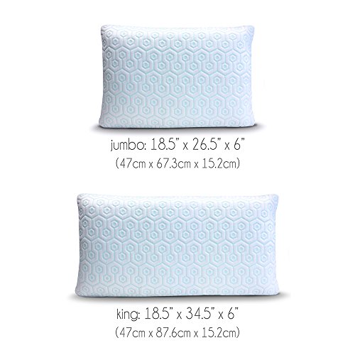 jumbo pillow vs king