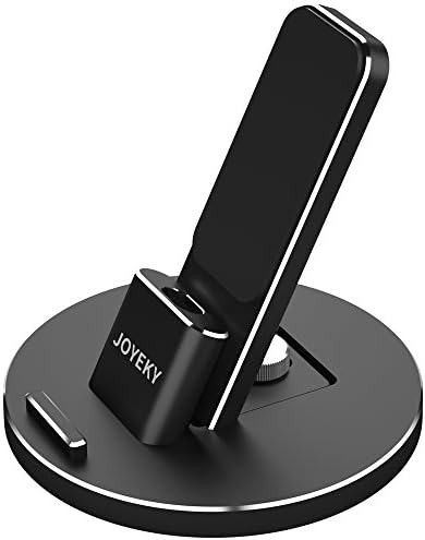 Charge Stand,JOYEKY iPhone Charging Stand Aluminum Cell Phone Charger Docking Station Universal Desktop Charger for iPhone X 8 8 Plus 7 6 Android Samsung Galaxy S9 S8 S7 LG Mini iPad