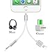 ONLIK AC170215 2-in-1 Lightning Adapter, 3.5 mm Audio Adapter and Charger Cable- Cell Connectors Lightning Charger and Earphone Stereo Jack Cable Adapter for iPhone 7/7 Plus/6S/6