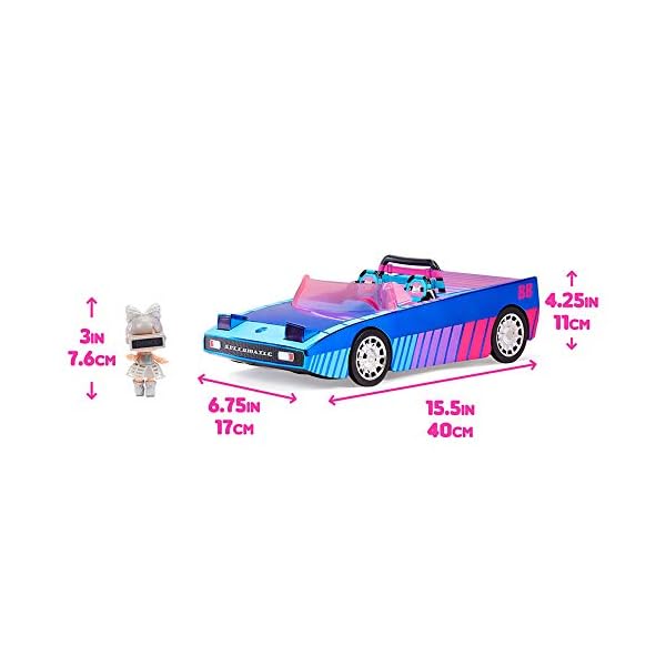 LOL-Surprise-Dance-Machine-Car-with-Exclusive-Doll-Surprise-Pool-Dance-Floor-Magic-Blacklight-Multicolour-Doll-Car-for-Girls-Ages-4 LOL Surprise Dance Machine Car with Exclusive Doll, Surprise Pool, Dance Floor & Magic Blacklight - Multicolour Doll Car…