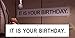 Maplelon IT is Your Birthday Banner, The Office Themed Birthday Party Sign