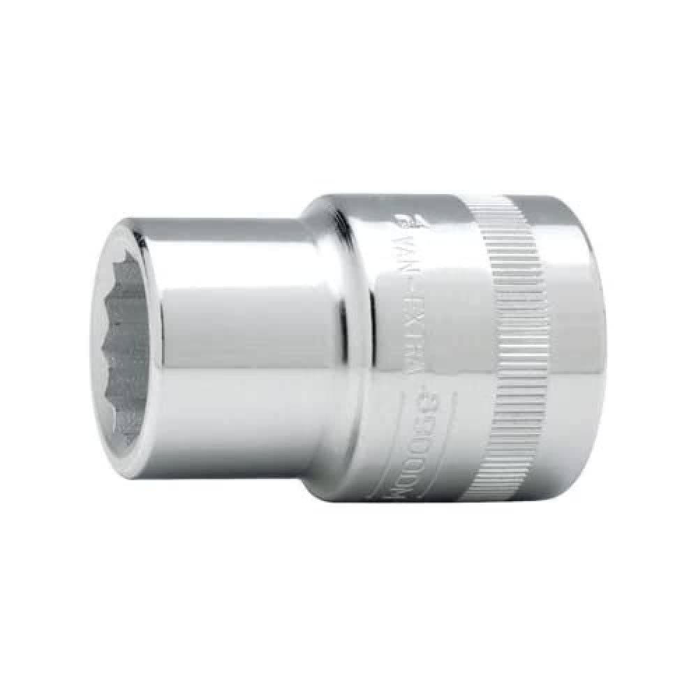 Bahco 8900DZ-1.1/16 Standard Length Socket, Silver, 3/4 Bi-Hex 1 1/16-Inch