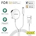 WORDIMA Watch Charger Magnetic Cable for iWatch4/3/2/1, 2in1 Wireless Charging Cable Competible with Apple Watch Series 4/3/2/1 and iPhone XR/XS/XS Max/X/8/8Plus/7/7Plus/6/6Plus iwatch Charger