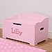 Personalized Dibsies Modern Expressions Toy Box (Pink Signature Series Girls)