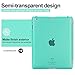 Besdata Ultra Slim Lightweight Smart Stand Cover & Translucent Back Case for Apple iPad 2/iPad 3/iPad 4 Bundle with Auto Wake/Sleep + Screen Protector, Cleaning Cloth & Stylus, Mint Green